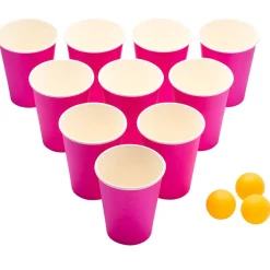 Jeu bière pong 24 verres + 24 balles