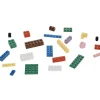Jeu bloc de construction multicolore