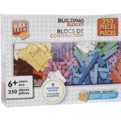 Jeu bloc de construction multicolore