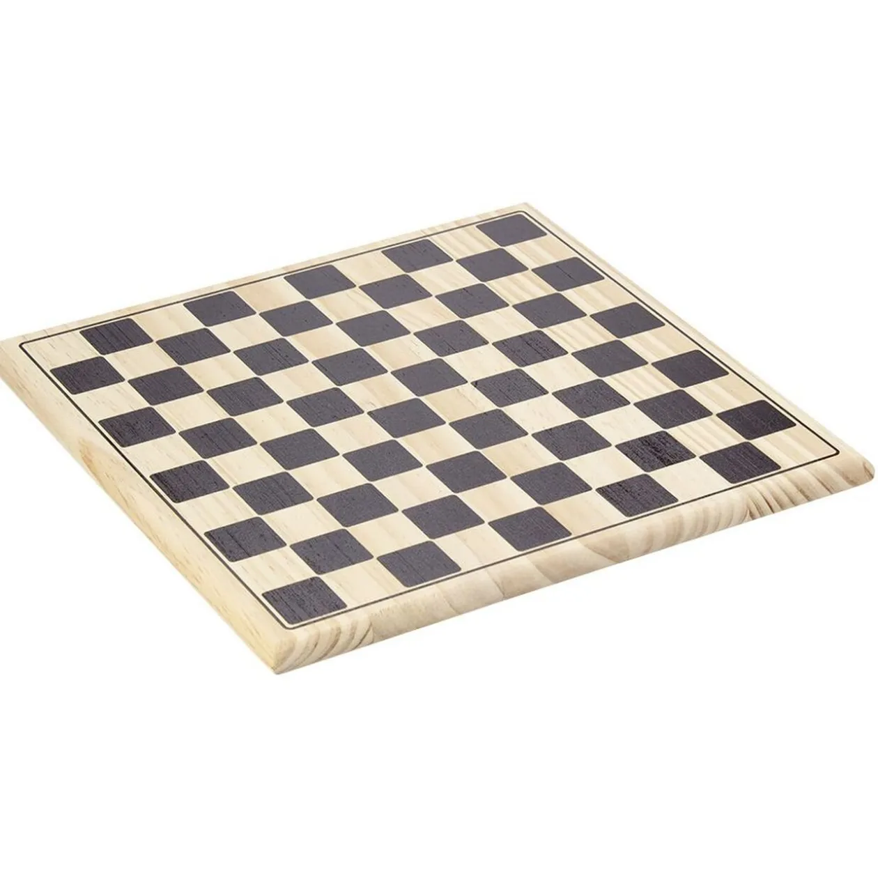 Jeu échecs et dames 2 en 1 en bois