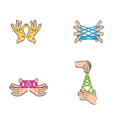 Jeu corde arc-en-ciel Magic Line