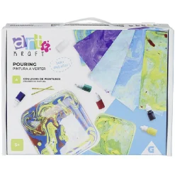 Jeu créatif Pouring - peinture toile abstraite