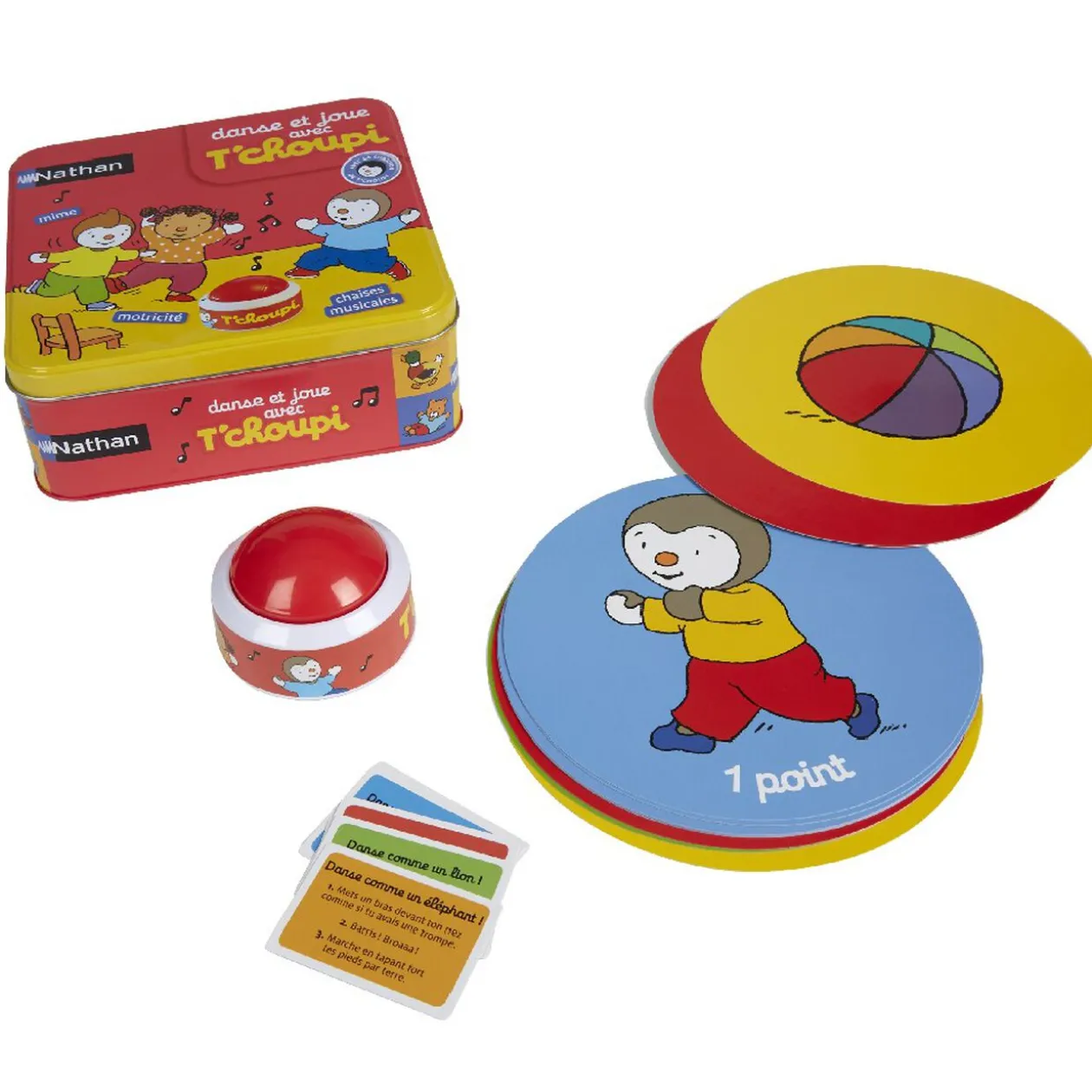 Jeu Danse et joue avec T'choupi