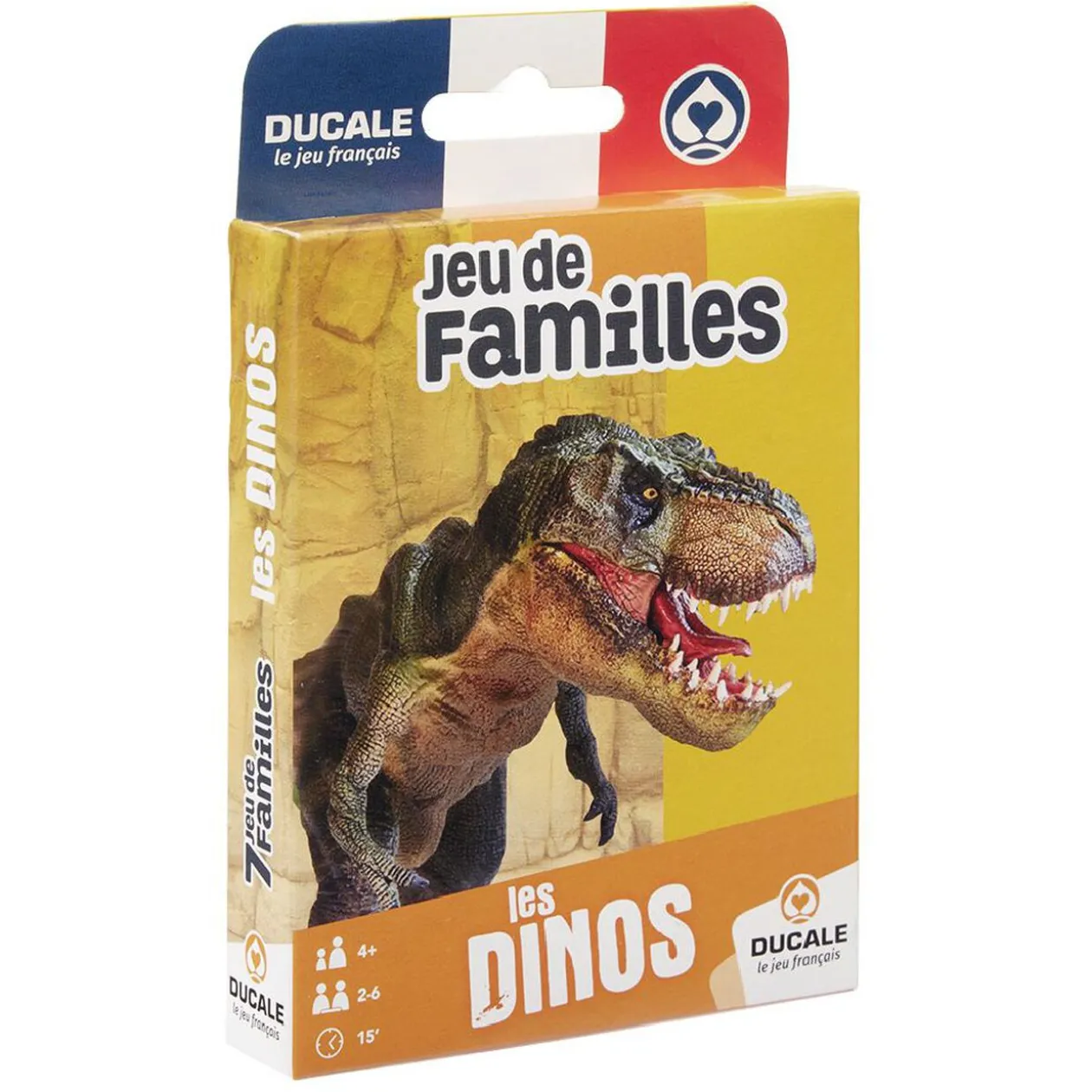 Jeu de 7 familles Les dinosaures Ducale 33 cartes