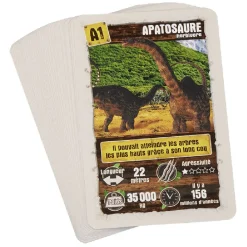 Jeu de 7 familles Les dinosaures Ducale 33 cartes
