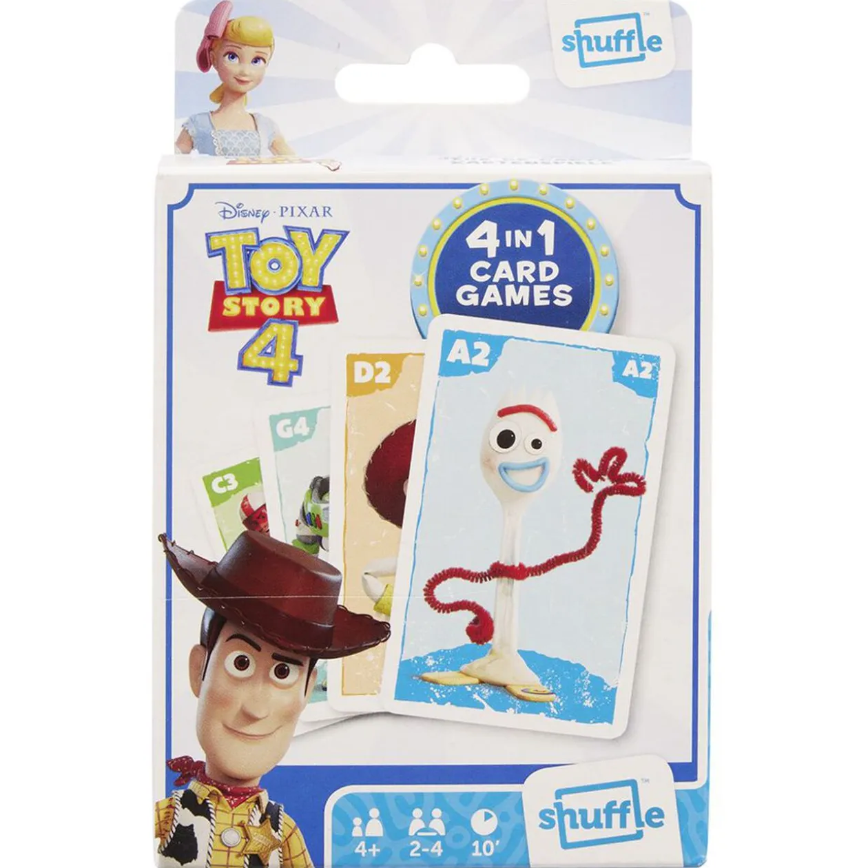 Jeu de cartes 4 en 1 Cartamundi