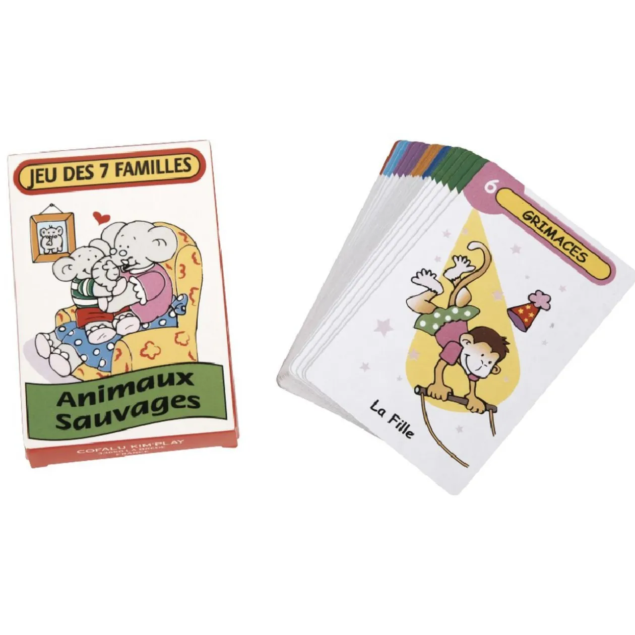 Jeu de cartes Les 7 familles