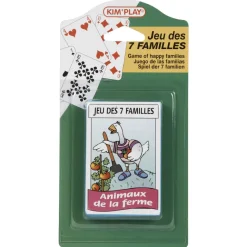 Jeu de cartes Les 7 familles