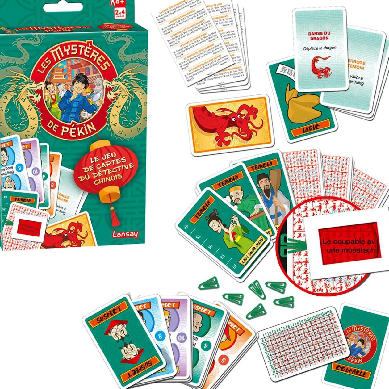 Jeu de cartes Les mystères de Pékin