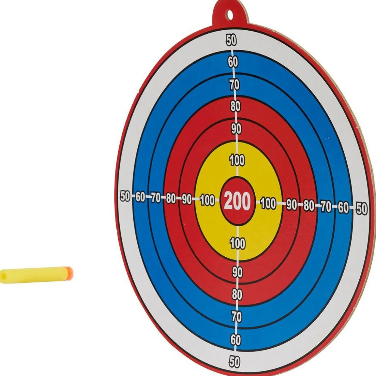 Jeu de cible pour toilettes avec pistolet fléchettes et cible