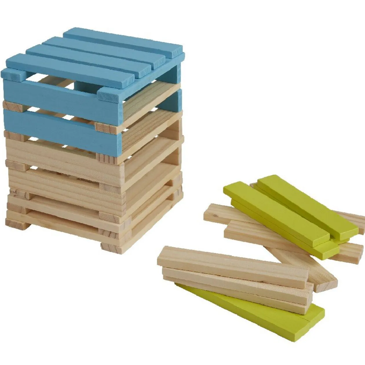 Jeu de construction 300 bûchettes en bois