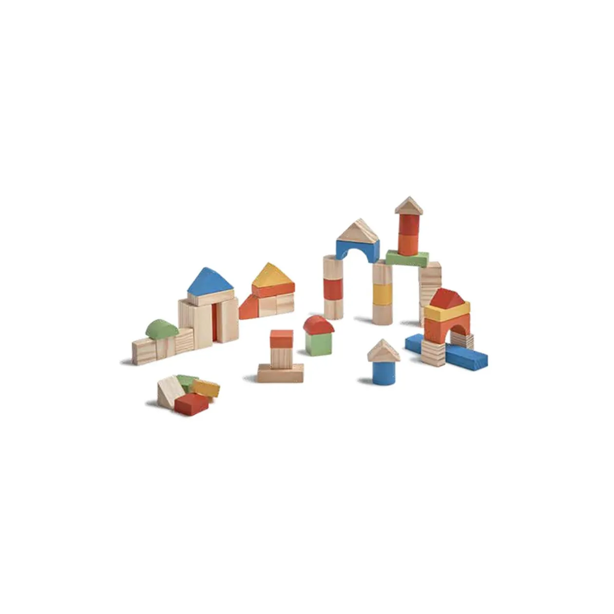 Jeu de construction 60 pièces en bois