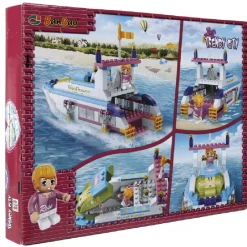 Jeu de construction bâteau 205 pièces