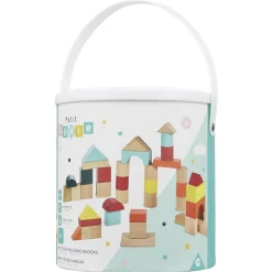 Jeu de construction en bois 100 pièces