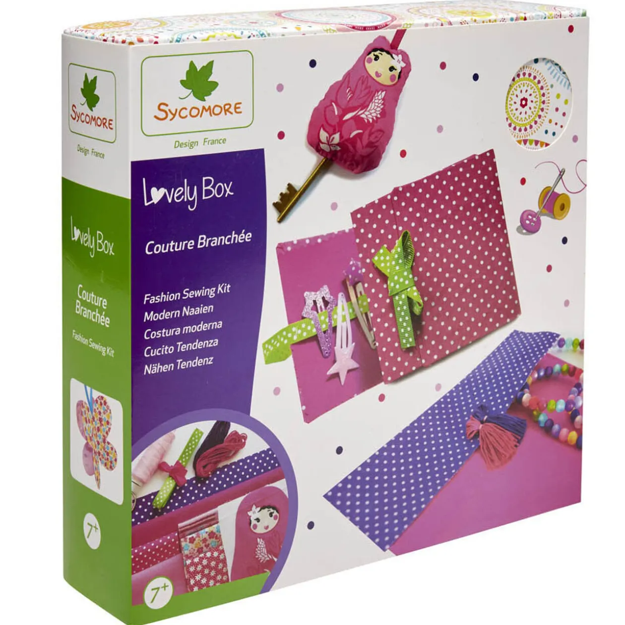 Jeu de couture Sycomore Lovely Box 18 pièces