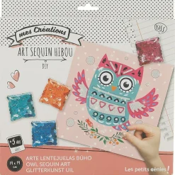 Jeu de création avec sequins