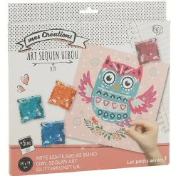 Jeu de création avec sequins