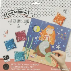 Jeu de création avec sequins