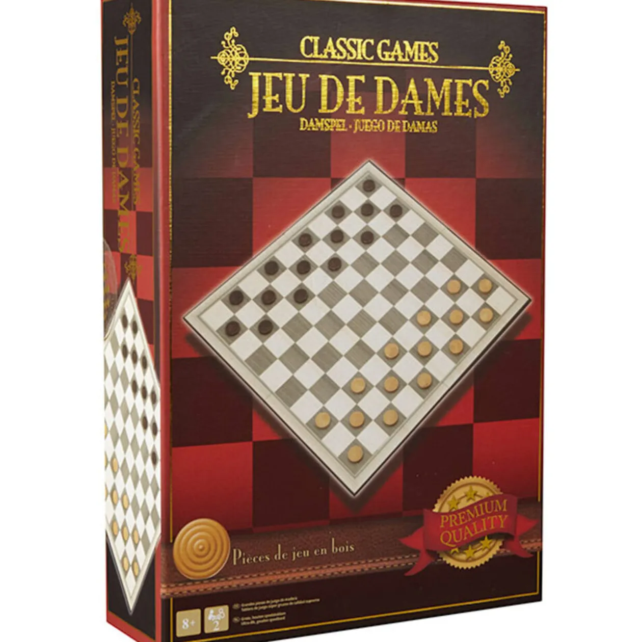 Jeu de dames bois