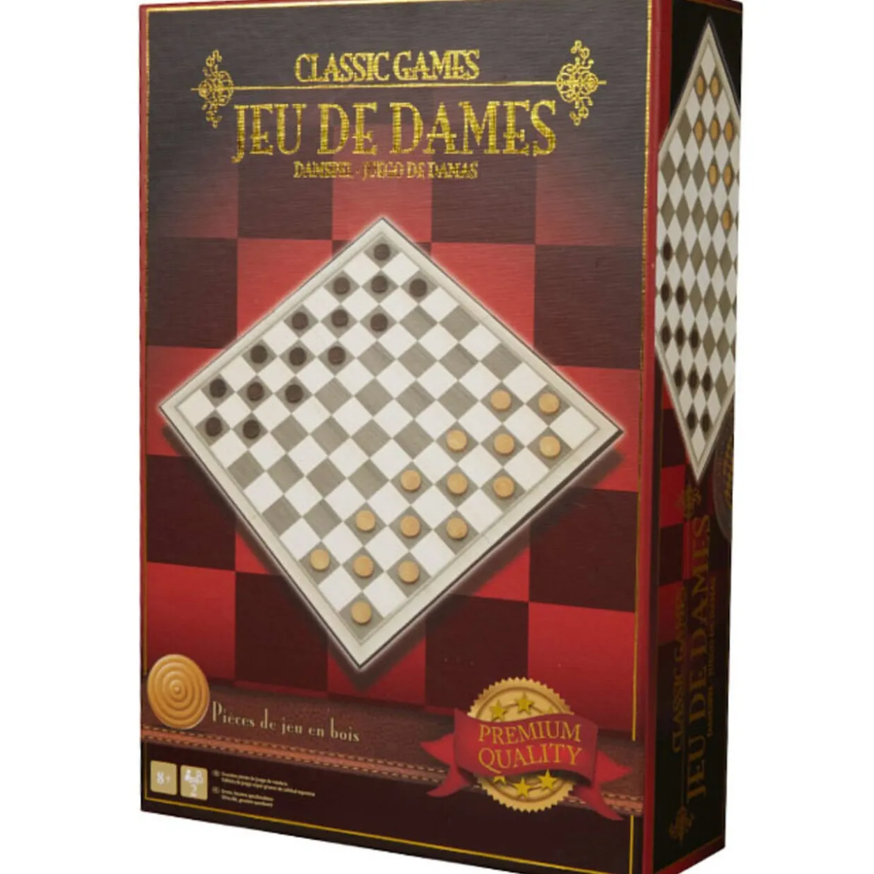 Jeu de dames bois