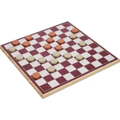 Jeu de dames en bois