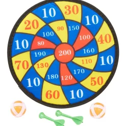 Jeu de fléchette x2 et mini-balles x2 à scratch