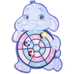 Jeu de fléchettes 1 cible avec crochet adhésif et 3 balles