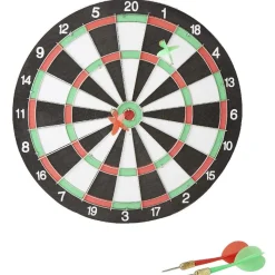 Jeu de fléchettes x4 cible rigide