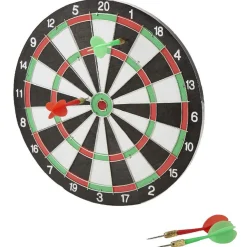 Jeu de fléchettes x4 cible rigide