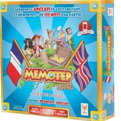 Jeu de langue français anglais Memotep