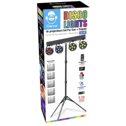 Jeu de lumière x4 avec trépied
