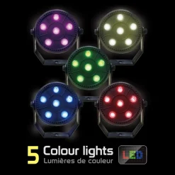 Jeu de lumière x4 avec trépied