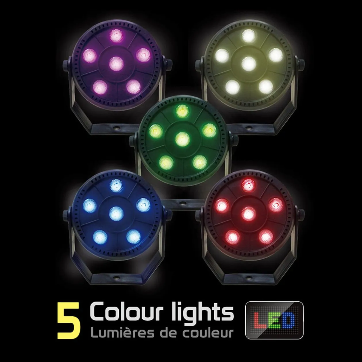 Jeu de lumière x4 avec trépied