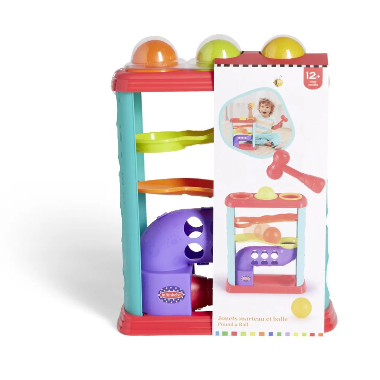 Jeu de marteau 1er âge 24,5x10,5xH31,7cm