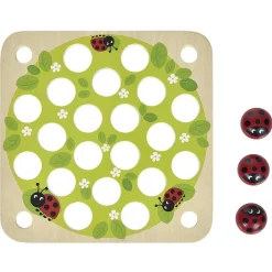 Jeu de mémoire coccinelle en bois - 27 pièces