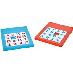 Jeu de patience pousse lettre et chiffre