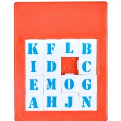 Jeu de patience pousse lettre et chiffre