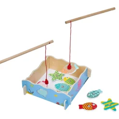 Jeu de pêche magnétique en bois