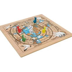 Jeu de société bois 5 en 1