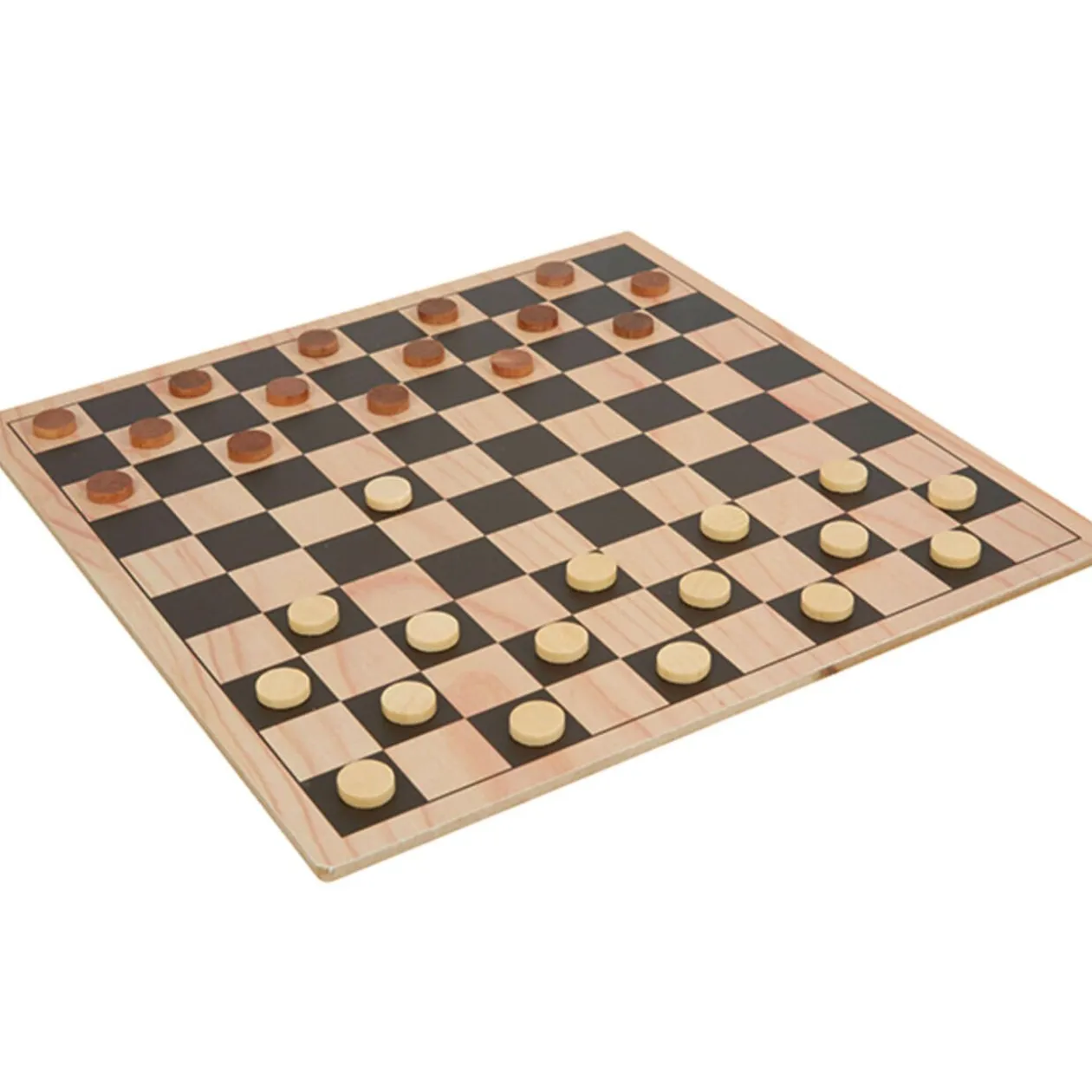 Jeu de société bois 5 en 1