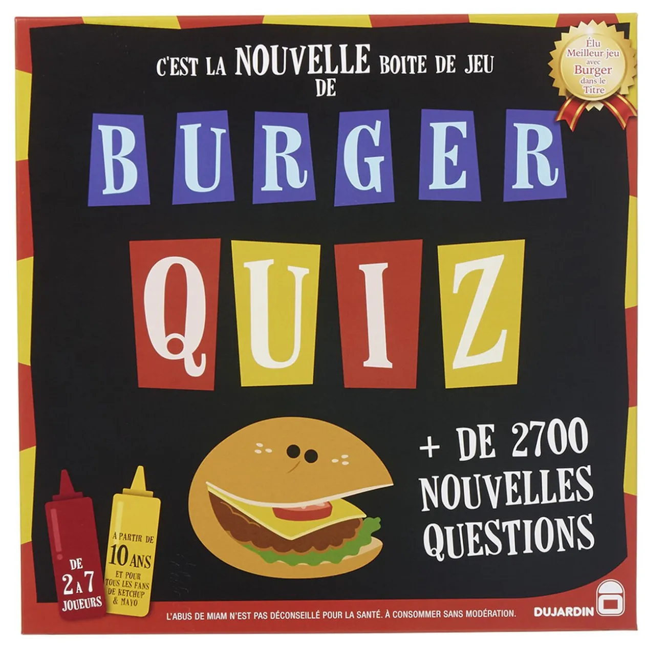 Jeu de société Burger Quizz