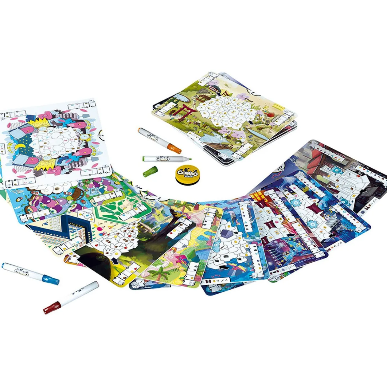 Jeu de société combo color