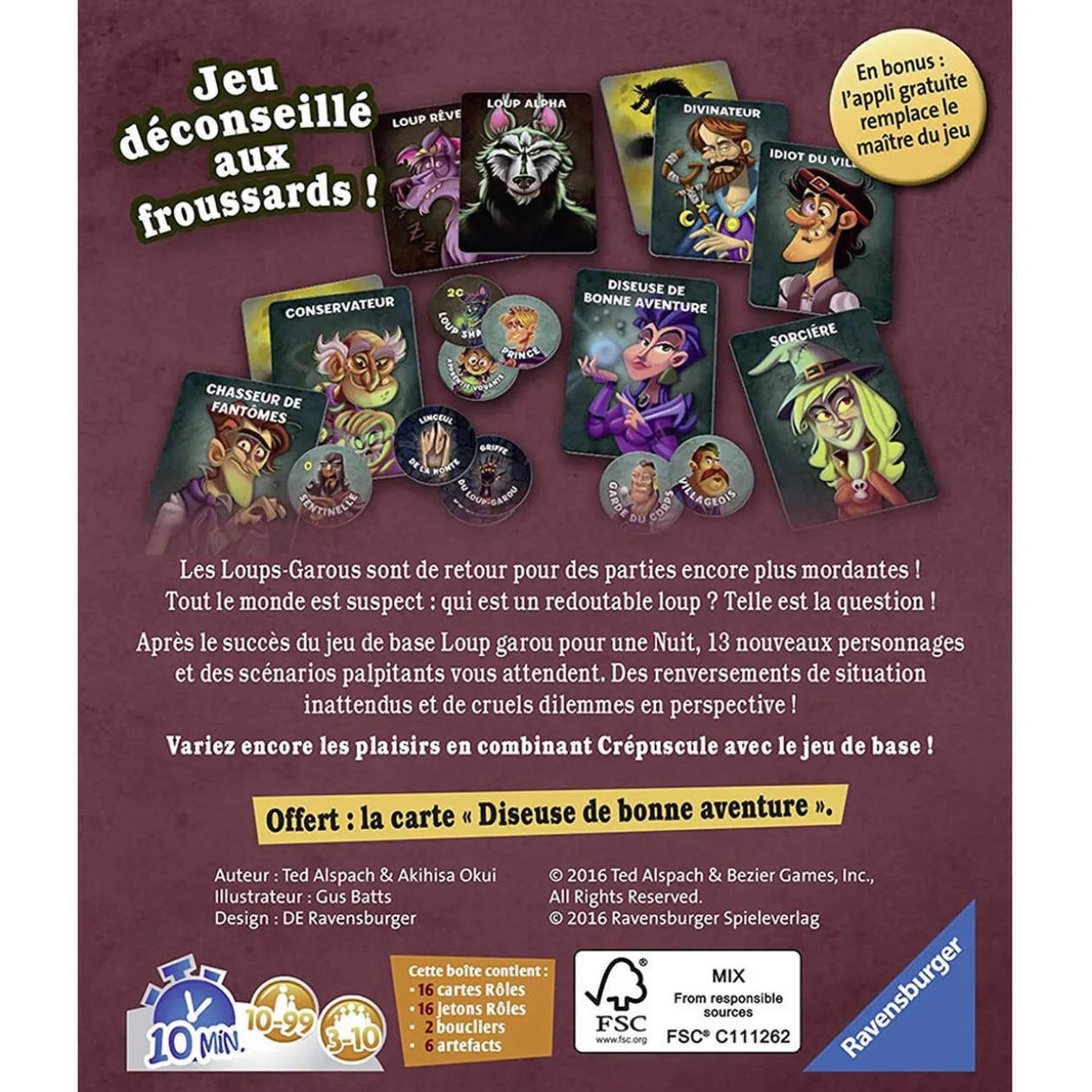 Jeu de société Loup Garou pour un crépuscule Ravensburger