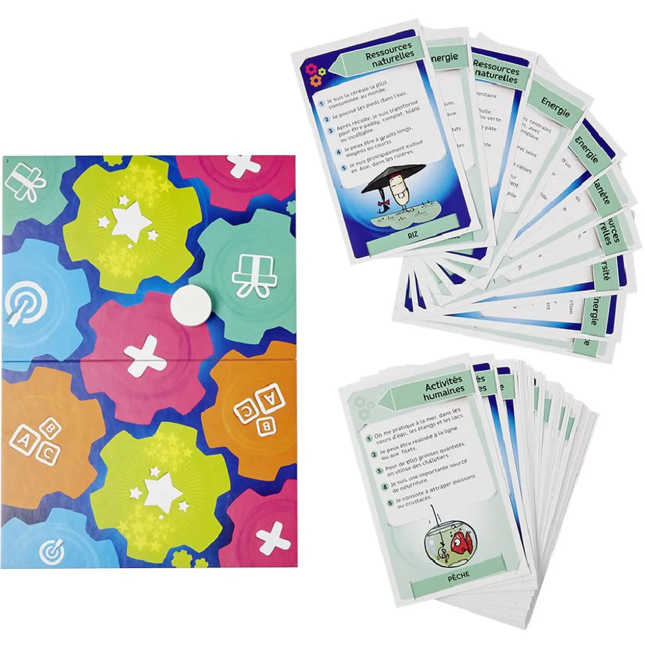 Jeu de société énigmes environnement Bioviva