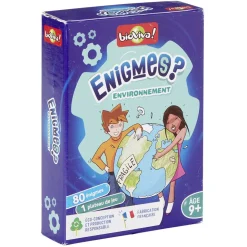 Jeu de société énigmes environnement Bioviva