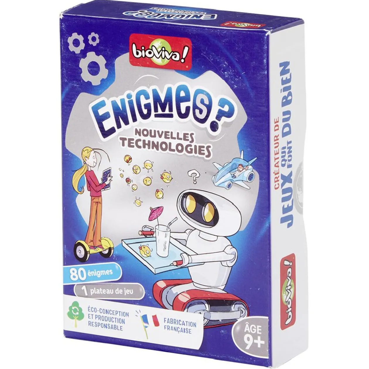 Jeu de société énigmes nouvelles technologies Bioviva