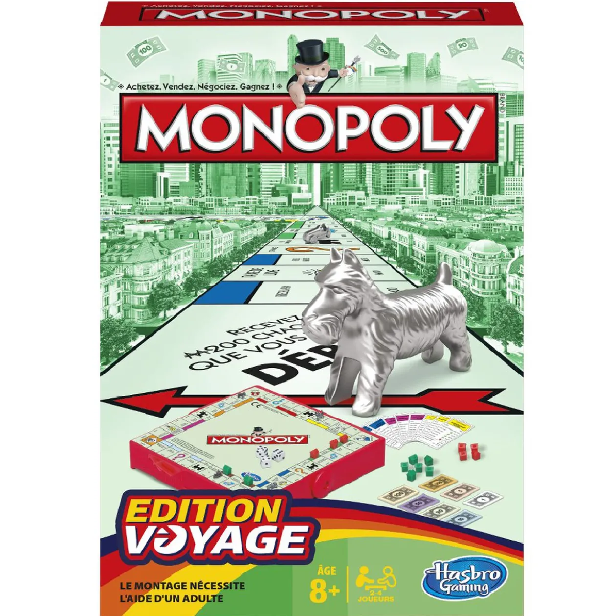 Jeu de voyage Monopoly de Hasbro