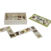 Jeu domino safari animaux jungle en bois