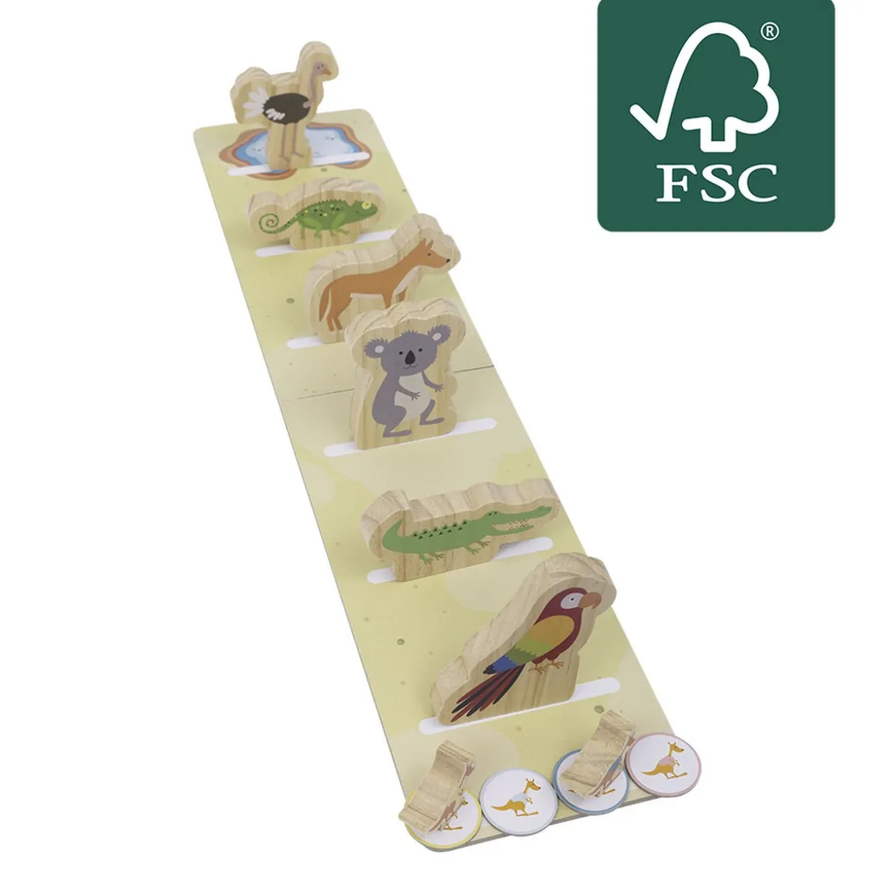 Jeu du Kangourou en bois