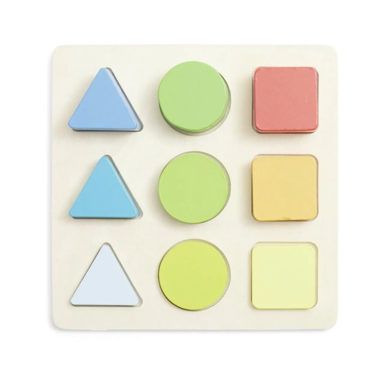 Jeu du tic tac forme en bois